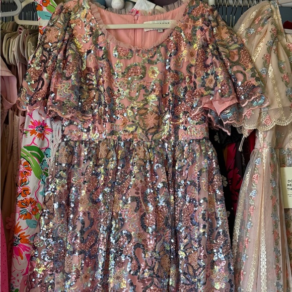 JessaKae Pink Sequin Dress